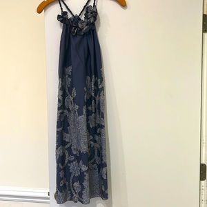 I.N.C. 100% Silk size 6 woman’s dress in blue